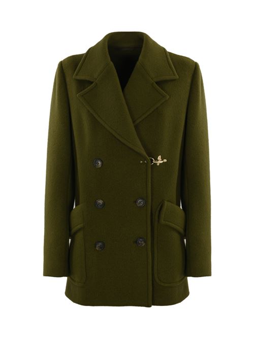 Peacoat in lana e cashmere Verde FAY | NAW07493110 WINV613